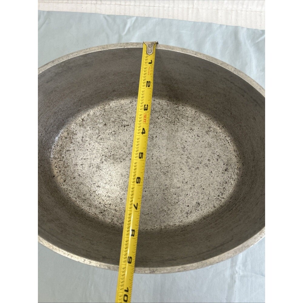 Vintage Master Maid Cast Aluminum Oval Dutch Oven Roaster w/Lid Made In USA - Picture 5 of 11